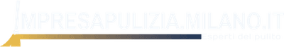 Logo impresa pulizie milano sfondo scuro